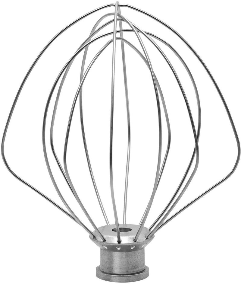 KITCHPOWERR KN256WW 6-Wire Whip Attachment for KitchenAid 6 Quart Bowl-Lift Stand Mixer Accessory Replacement, Egg Cream Stirrer, Cakes Mayonnaise Stainless Steel Whisk - Image 1